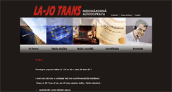 Desktop Screenshot of lajotrans.sk